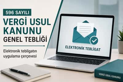 596 sayılı Vergi Usul Kanunu Genel Tebliği: Elektronik tebligatın uygulama çerçevesi