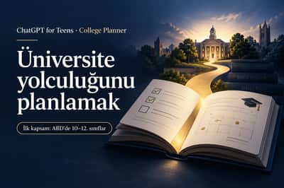 ChatGPT for Teens için College Planner: İlk kapsam ABD’deki 10–12. sınıflar