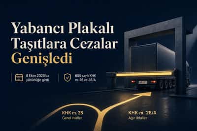Yabancı plakalı taşıtlarda ceza tahsili: Yönetmeliğin dayanağı güncellendi