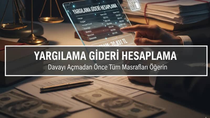 Yargılama Gideri Hesaplama 2026 - Dava Masrafları Rehberi