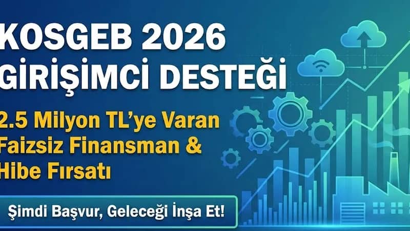 KOSGEB 2026 Girişimci Desteği: 2.5 Milyon TL Fırsatı ve Başvuru Rehberi
