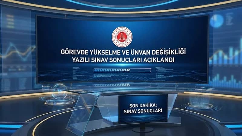 Adalet Bakanlığı 2026 Görevde Yükselme Yazılı Sınav Sonuçları Açıklandı