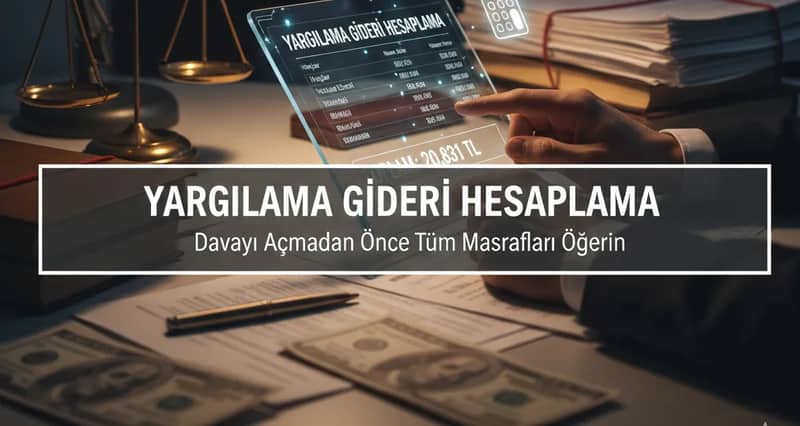 Yargılama Gideri Hesaplama 2026 - Dava Masrafları Rehberi