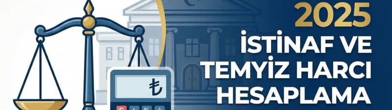 İstinaf Nispi Harç Hesaplama 2026 - Temyiz Harçları Rehberi