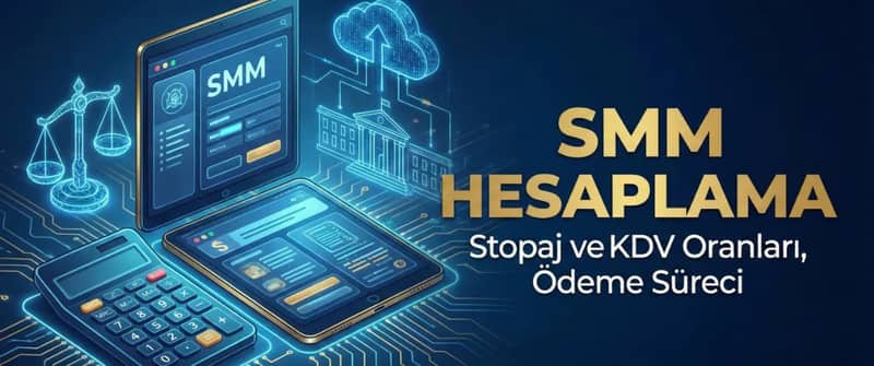SMM Hesaplama 2026: Brüt, Stopaj, KDV ve Tahsilat