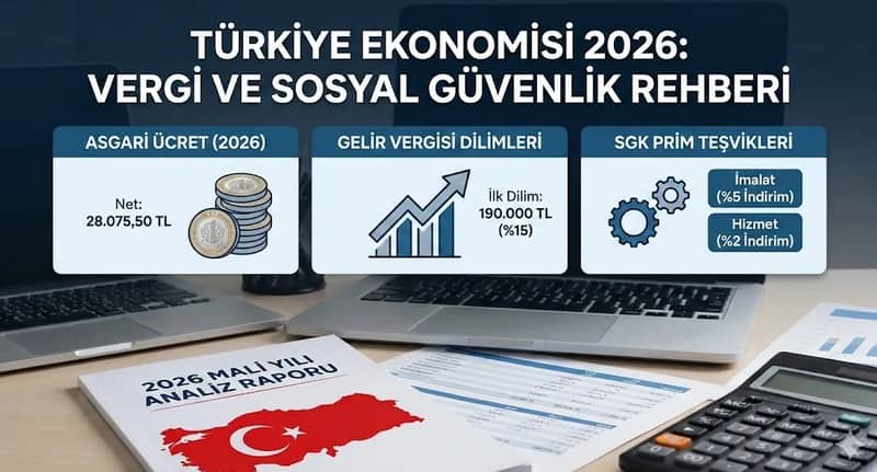 2026 Asgari Ücret, Vergi Dilimleri ve SGK İndirimi Rehberi