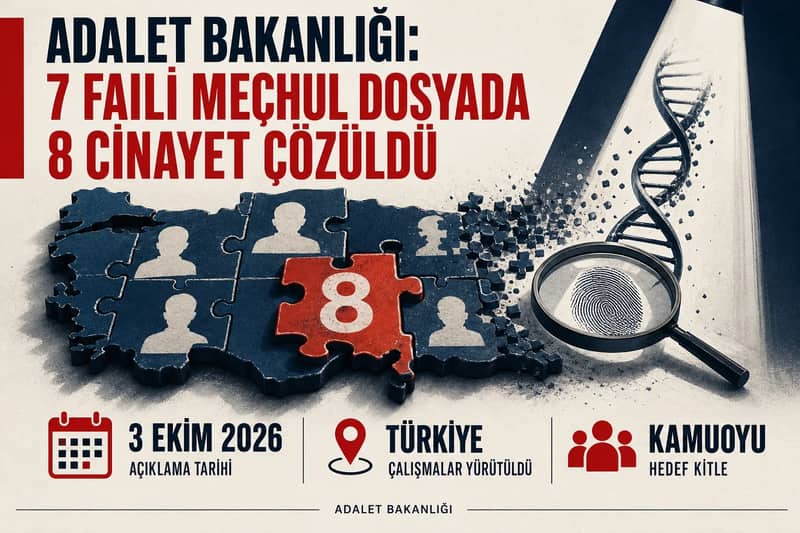 Faili Meçhul Cinayetler: Bakanlık 8 Cinayeti Aydınlattı