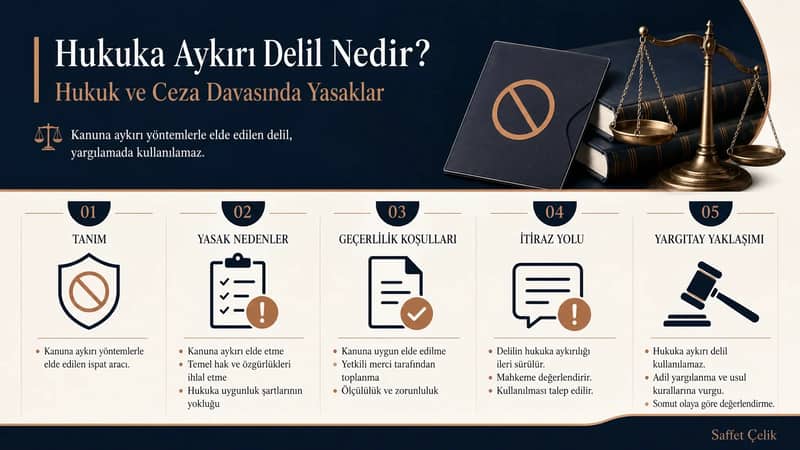 Hukuka Aykırı Delil: Ceza ve Hukuk Davasında Sınırlar