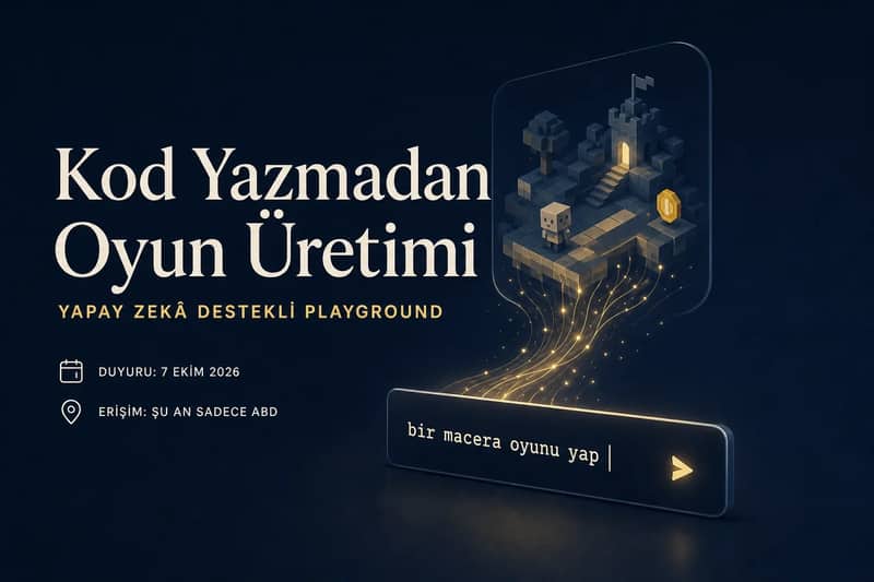 Google Playground duyuruldu: Kod yazmadan oyun üretimi kimlere açılıyor?