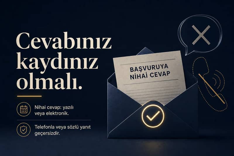 Veri Sorumlusuna Başvuruya Cevap Usulü: KVKK’dan Kritik Hatırlatma