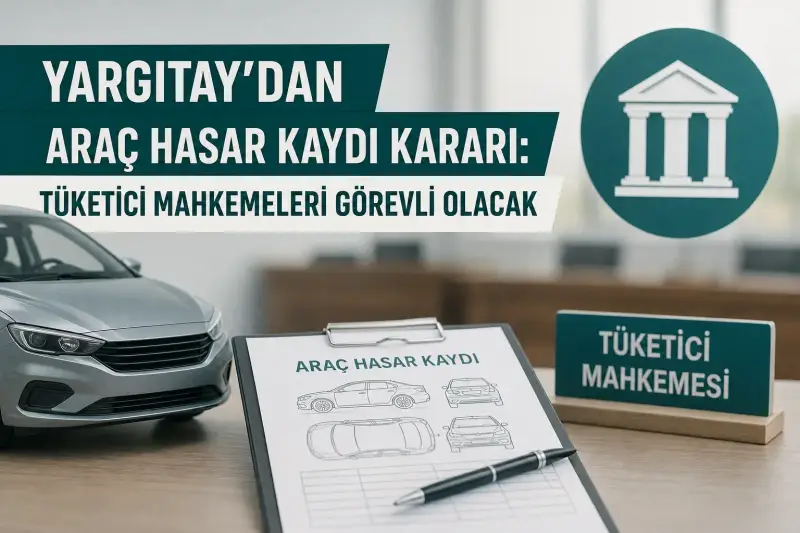 Yargıtay'dan araç hasar kaydı kararı: Tüketici mahkemeleri görevli olacak